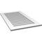 Ekena Millwork Vertical Surface Mount PVC Gable Vent: Non-Functional, w/ 3-1/2"W x 1"P Standard Frame, 24"W x 42"H GVPVE24X4201SN - alternate 5